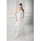 Sleeveless One-Shoulder A-Line Satin Organza Embellished Wedding Dresses 2031327 Sleeveless One-Shoulder A-Line Satin Organza Embellished Wedding Dresses 2031327