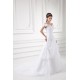 Sleeveless Satin Organza Off-the-Shoulder Sweet Wedding Dresses 2031334 Sleeveless Satin Organza Off-the-Shoulder Sweet Wedding Dresses 2031334