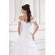 Sleeveless Satin Organza Off-the-Shoulder Sweet Wedding Dresses 2031334 Sleeveless Satin Organza Off-the-Shoulder Sweet Wedding Dresses 2031334