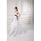 A-Line Soft Sweetheart Satin Lace Wedding Dresses 2031346