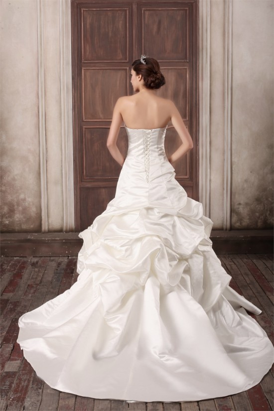 Sleeveless Strapless Satin Ball Gown Embellished Wedding Dresses 2031350 Sleeveless Strapless Satin Ball Gown Embellished Wedding Dresses 2031350