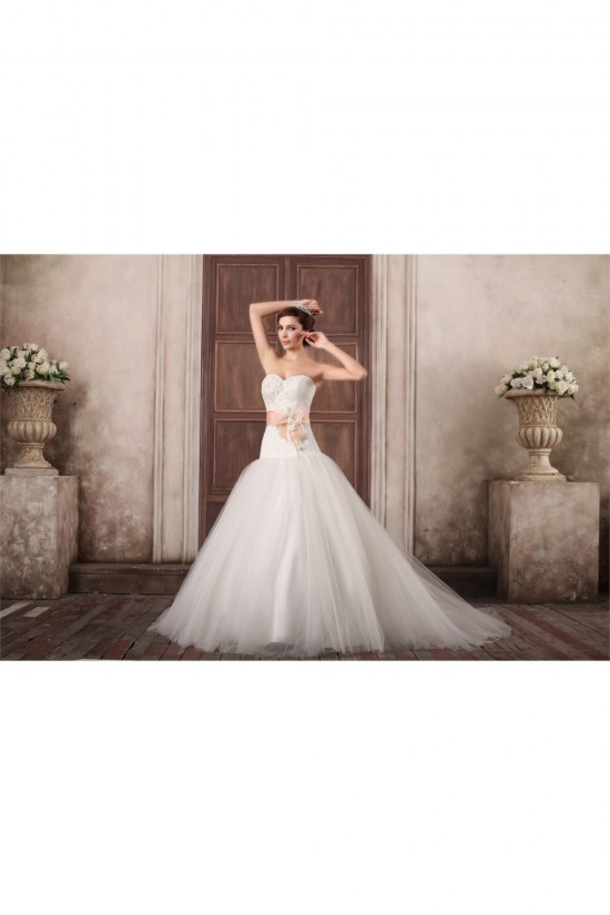 Sweetheart Ball Gown Satin Lace Fine Netting Sweet Wedding Dresses 2031381 Sweetheart Ball Gown Satin Lace Fine Netting Sweet Wedding Dresses 2031381