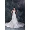 Sweetheart Satin Sleeveless A-Line Beautiful Wedding Dresses 2031387
