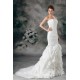 Taffeta Mermaid/Trumpet Strapless Sleeveless Embellished Wedding Dresses 2031400 Taffeta Mermaid/Trumpet Strapless Sleeveless Embellished Wedding Dresses 2031400