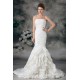 Taffeta Mermaid/Trumpet Strapless Sleeveless Embellished Wedding Dresses 2031400 Taffeta Mermaid/Trumpet Strapless Sleeveless Embellished Wedding Dresses 2031400
