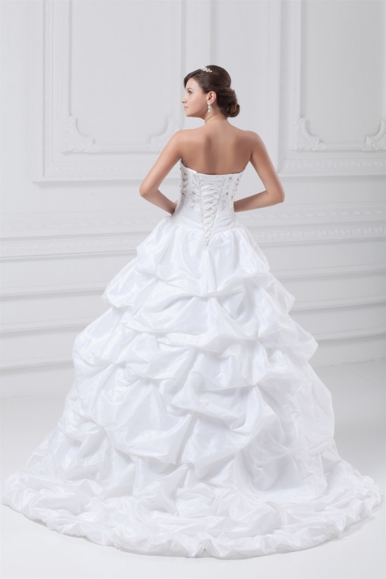 Taffeta Sweetheart Sleeveless Ball Gown Wedding Dresses 2031405 Taffeta Sweetheart Sleeveless Ball Gown Wedding Dresses 2031405