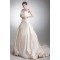 Unique Design A-Line Sleeveless Satin Sweetheart Wedding Dresses 2031406
