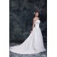 Unique Design A-Line Sleeveless Sweetheart Satin Sweet Wedding Dresses 2031407