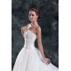 Unique Design A-Line Sleeveless Sweetheart Satin Sweet Wedding Dresses 2031407
