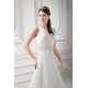 Unique Design V-Neck A-Line Sleeveless Satin Organza Beaded Wedding Dresses 2031412