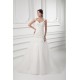 V-Neck Sleeveless A-Line Satin Fine Netting Lace Wedding Dresses 2031415 V-Neck Sleeveless A-Line Satin Fine Netting Lace Wedding Dresses 2031415