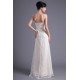 Wonderful Sleeveless Strapless Satin Lace A-Line Wedding Dresses 2031431