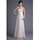 Wonderful Sleeveless Strapless Satin Lace A-Line Wedding Dresses 2031431
