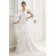 Sheath/Column V-Neck Beaded Applique Court Train Wedding Dresses 2031436 Sheath/Column V-Neck Beaded Applique Court Train Wedding Dresses 2031436