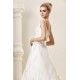 A-Line Straps Sleeveless Court Train Wedding Dresses 2031437