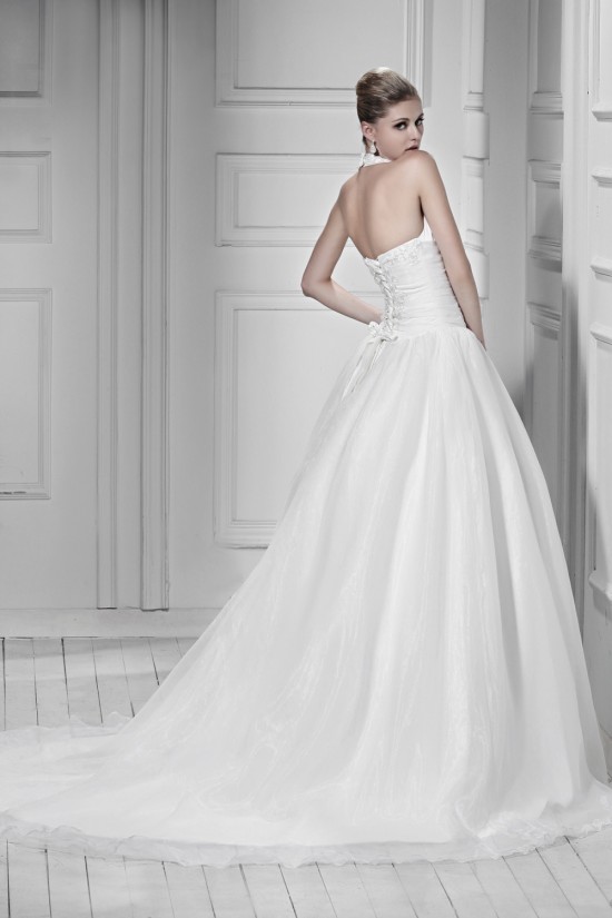 Elegant A-Line Halter Court Train Wedding Dresses 2031438 Elegant A-Line Halter Court Train Wedding Dresses 2031438