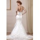 Trumpet/Mermaid Strapless Court Train Wedding Dresses 2031451