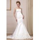 Trumpet/Mermaid Strapless Court Train Wedding Dresses 2031451