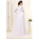 A-Line Sweep Train Long Sleeve Beaded Chiffon Wedding Dresses 2031458 A-Line Sweep Train Long Sleeve Beaded Chiffon Wedding Dresses 2031458