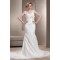 Trumpet/Mermaid V-Neck Beaded Lace Court Train Wedding Dresses 2031464