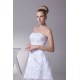 A-Line Short/Mini Strapless Beaded Applique Reception Wedding Dresses 2031472