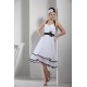 Amazing Knee-Length Chiffon Halter Reception Wedding Dresses 2031478