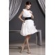 Elegant A-Line Short/Mini Draped One-Shoulder Reception Wedding Dresses 2031485 Elegant A-Line Short/Mini Draped One-Shoulder Reception Wedding Dresses 2031485