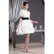 Elegant A-Line Short/Mini Draped One-Shoulder Reception Wedding Dresses 2031485 Elegant A-Line Short/Mini Draped One-Shoulder Reception Wedding Dresses 2031485