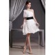 Elegant A-Line Short/Mini Draped One-Shoulder Reception Wedding Dresses 2031485 Elegant A-Line Short/Mini Draped One-Shoulder Reception Wedding Dresses 2031485