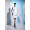 Fantastic Chiffon Satin Sleeveless Scoop Sheath/Column Wedding Dresses 2031486