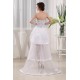 Floor-Length Sweetheart Satin Organza Beading Little White Dresses 2031489 Floor-Length Sweetheart Satin Organza Beading Little White Dresses 2031489