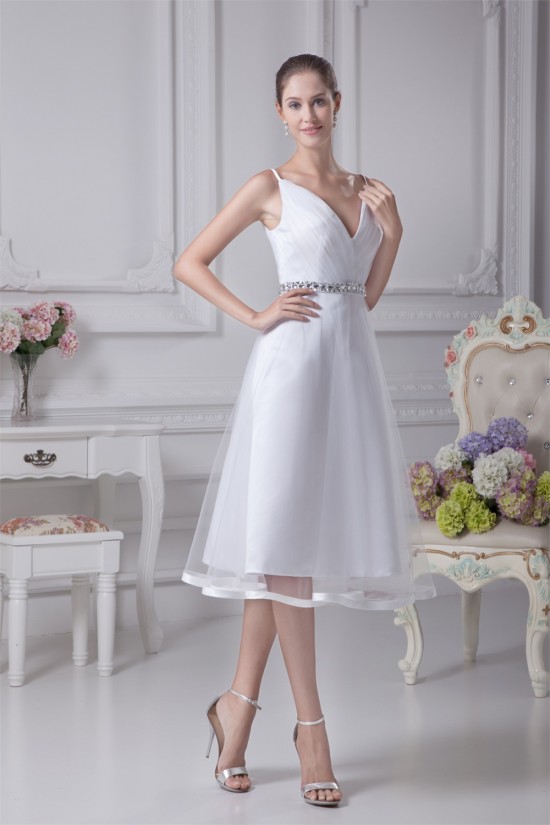 Great Satin Fine Netting Sleeveless V-Neck A-Line Beaded Reception Wedding Dresses 2031490 Great Satin Fine Netting Sleeveless V-Neck A-Line Beaded Reception Wedding Dresses 2031490