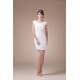 Great Sleeveless Chiffon Scoop Short Wedding Dresses 2031491