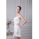 New Design Sheath/Column Sweetheart Beaded Satin Organza Short Wedding Dresses 2031495 New Design Sheath/Column Sweetheart Beaded Satin Organza Short Wedding Dresses 2031495