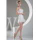 Satin Organza Sleeveless Sheath/Column Beaded Sweetheart Short Wedding Dresses 2031500 Satin Organza Sleeveless Sheath/Column Beaded Sweetheart Short Wedding Dresses 2031500