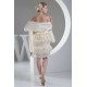 Sheath/Column Knee-Length Ruffles Sleeveless Lace Short Wedding Dresses 2031502 Sheath/Column Knee-Length Ruffles Sleeveless Lace Short Wedding Dresses 2031502