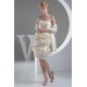 Sheath/Column Knee-Length Ruffles Sleeveless Lace Short Wedding Dresses 2031502 Sheath/Column Knee-Length Ruffles Sleeveless Lace Short Wedding Dresses 2031502