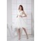 A-Line V-Neck Sleeveless Chiffon Reception Wedding Dresses 2031506