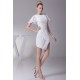 Sheath/Column Chiffon Short Sleeve Sweet Reception Wedding Dresses 2031512 Sheath/Column Chiffon Short Sleeve Sweet Reception Wedding Dresses 2031512