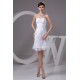 Satin Lace Fine Netting Sleeveless Sheath/Column Short Wedding Dresses 2031528 Satin Lace Fine Netting Sleeveless Sheath/Column Short Wedding Dresses 2031528