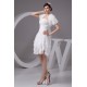A-Line Strapless Chiffon Lace Beautiful Wedding Dresses with Jacket 2031530