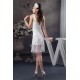 Sleeveless Lace Appliques Short Little White Short Wedding Dresses 2031531