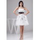 A-Line Strapless Satin Fine Netting Short Wedding Dresses 2031533 A-Line Strapless Satin Fine Netting Short Wedding Dresses 2031533