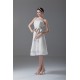 A-Line Strapless Satin Lace Sleeveless Short Wedding Dresses 2031549 A-Line Strapless Satin Lace Sleeveless Short Wedding Dresses 2031549