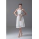 A-Line Strapless Satin Lace Sleeveless Short Wedding Dresses 2031549 A-Line Strapless Satin Lace Sleeveless Short Wedding Dresses 2031549