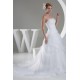 A-Line Strapless Sleeveless Satin Organza Wedding Dresses 2030159 A-Line Strapless Sleeveless Satin Organza Wedding Dresses 2030159