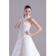A-Line High-Neck Satin Lace Wedding Dresses 2030175 A-Line High-Neck Satin Lace Wedding Dresses 2030175