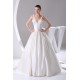 Hot Sale Sleeveless Satin Ball Gown V-Neck Beaded Wedding Dresses 2030179 Hot Sale Sleeveless Satin Ball Gown V-Neck Beaded Wedding Dresses 2030179
