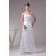 Lace Silk like Satin Sheath/Column Sleeveless Wedding Dresses 2030186 Lace Silk like Satin Sheath/Column Sleeveless Wedding Dresses 2030186