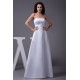A-Line Strapless Lace Satin Wedding Dresses 2030187